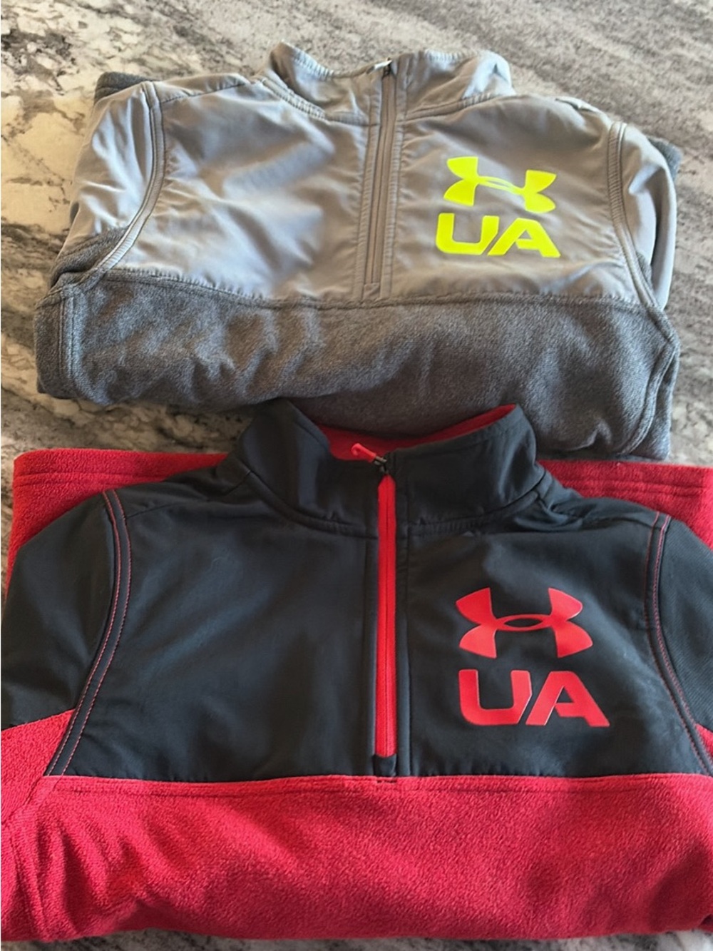 Set of 2 Under Armour Half-Zip Fleece Pullovers - Kids